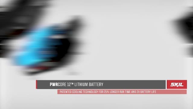 SKIL PWR CORE 12 Brushless 12V 1/4 Inch Hex Right Angle Impact Driver Includes 2.0Ah Lithium Battery and PWR JUMP Charger - RI574502