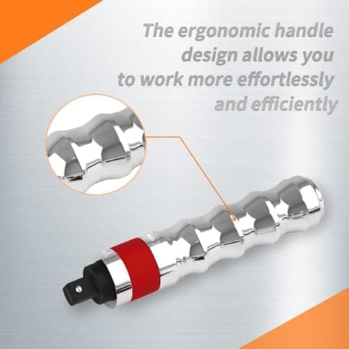 Hand Manual Reversible 35PCS Master 1/2-inch 3/8-inch Impact Driver Set Extractor- Impact Screwdriver S2 Steel Disengage Rusted Fasteners or Frozen Bolts