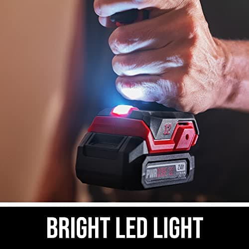 SKIL PWR CORE 12 Brushless 12V 1/2" Compact Variable-Speed Drill Driver Kit with 1/2'' Single-Sleeve, Keyless Chuck & LED Worklight Including 2.0Ah Battery and PWR JUMP Charger - DL6290A-10