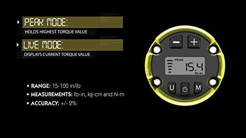 Wheeler Digital FAT (Firearms Accurizing Torque) Wrench with Interchangeable Bits and LCD Display for Firearm Maintenance, Gunsmithing, RC Vehicles, Drone, Mechanic Work, and More