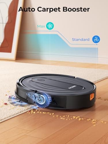 Robot Vacuum Cleaner with 3000Pa Suction,Personalized Cleaning Settings,Auto Self-Charging Robotic Vacuum,Carpet Booster,App/Alexa/Remote Control, Ideal for Pet Hair/Hard Floor/Carpet,R7