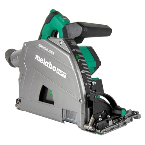 Metabo HPT 36V MultiVolt 6-1/2" Cordless Track Saw Kit, Adjustable Bevel -1 to 46°, Over 2-1/2" Cutting Depth, Lightweight Design, Includes 4.0Ah Metabo Battery and Rapid Charger, C3606DPA