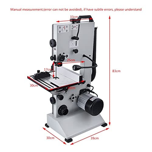 LOMCOT FS-D90 Multifunctional Band Saw Machine Small Home Woodworking Beads Cutting Machine Professional Band-Sawing Machine 500W, 32889104745