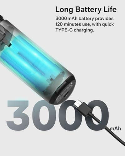 HOTO 12V Cordless Rotary Tool Kit Pro, Brushless Motor, 35000RPM Variable Speed, 3000mAh USB-C Rechargeable, LED Light, 37 Accessories, Ideal for Carving, Sanding, Polishing, Drilling, Cutting, DIY