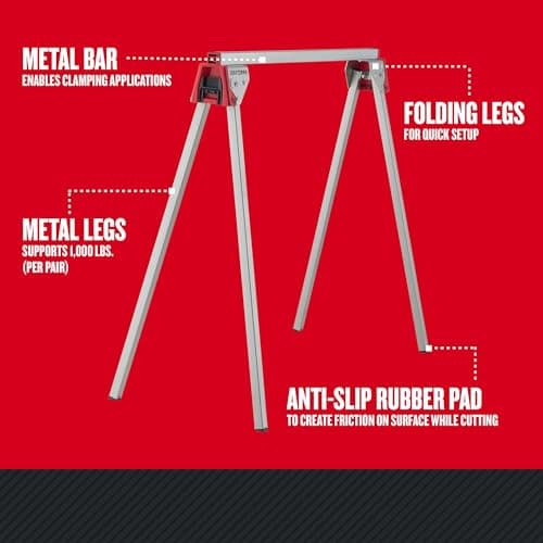 CRAFTSMAN Metal Sawhorse, Folding (‎CMST11154)
