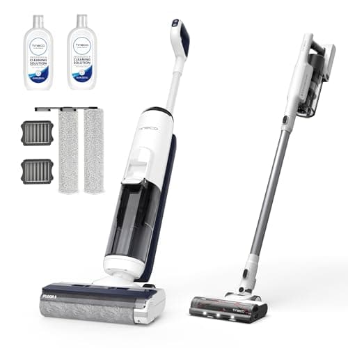 iFLOOR 5 Breeze Complete Wet Dry Vacuum Cordless Floor Washer & A20 Cordless Stick Vacuum Cleaner, Up to 40Min-Runtime 3 Modes for Multi-Level Messes,