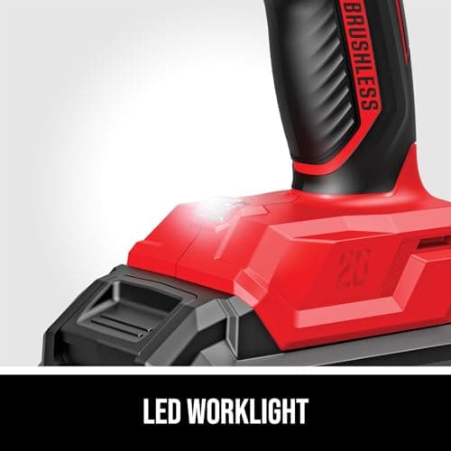 SKIL PWRCORE 20V Brushless 2-Tool Drill Driver and Impact Driver Combo Kit Including 2.0Ah Battery and Charger- CB8002B-10