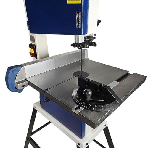 Rikon Power Tools 10-310 10" Bandsaw with Cast Iron Table, Steel Stand, Rip Fence, Quick-Release Tension & 4-5/8" Resaw Capacity