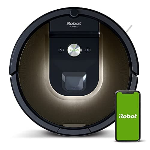 iRobot Roomba 981 Robot Vacuum-Wi-Fi Connected Mapping, Works with Alexa, Ideal for Pet Hair, Carpets, Hard Floors, Power Boost Technology
