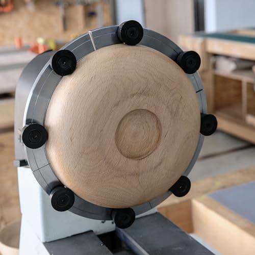 CK-3.75Z-FJ10 10" Flat Jaws for BMWOOD CK100 Series Woodturning Lathe chuck, Compatible with the Harbor Freight Bauer 23222A-B chuck.