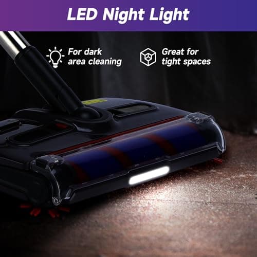 Cordless Sweeper, Cordless Electric Sweeper Rechargeable Cordless Sweeper, 360 Direction, Hard Floor Sweeper Roller Sweeper for Home Crumbs,Kitchen, pet Hair,and Floor Cleaning