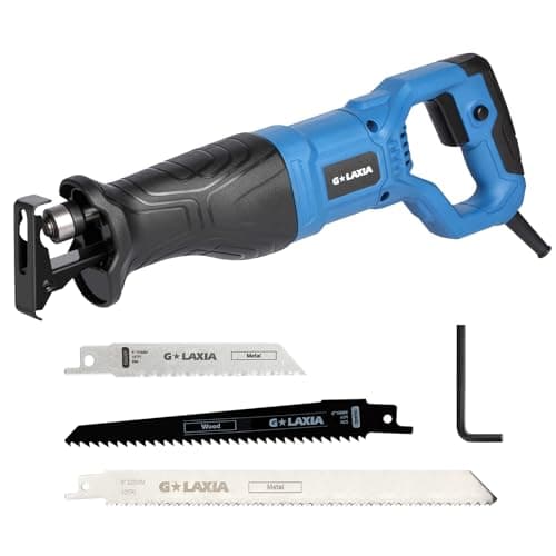 4Amp 3500RPM Corded Circular Saw and 6Amp 2800RPM Variable Speed Reciprocating Saw Tool Kit