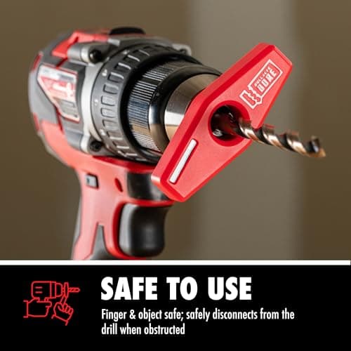 BullseyeBore Core CR1-101 Drill Guide for Straight Holes - Magnetic Drill Attachment with Efficient Red Laser for Visual Worksurface Alignment - Compatible with Common & Specialty Bits from 2" to 8"