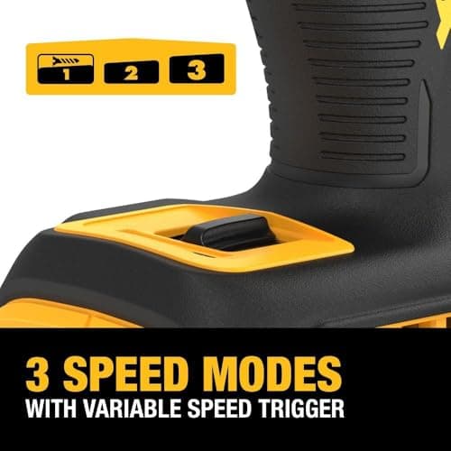 DEWALT 20V MAX XR Impact Driver, Brushless, 1/4", 3-Speed, Bare Tool Only (DCF845B)