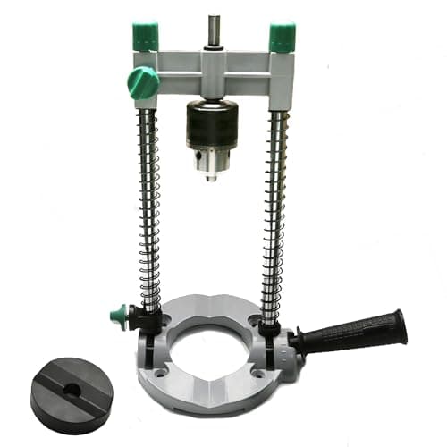 General Tools Precision Drill Guide For 3/8 Inch or 1/2 Inch Power Drills, Portable & Lightweight, Folds Flat for Storage