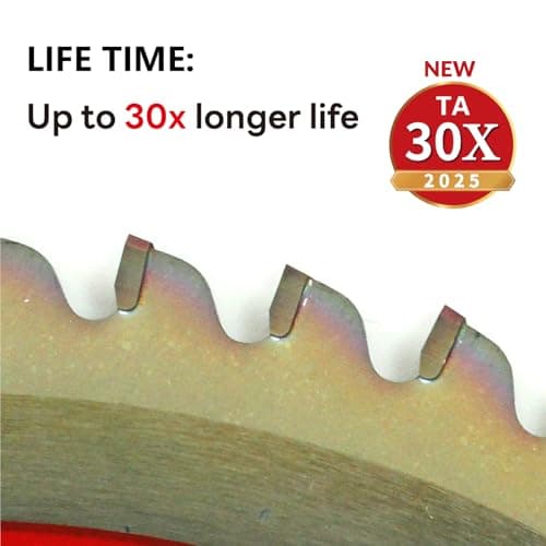 Circular Saw Blades Woodworking TA Series,10" 60-Tooth 5/8" Arbor, for Laminate, Melamine Board, Special Anti-Thermal Adhesion Coating on Cutting Edges -TA,High Finish,Long Life,DLM 10" 60T TA