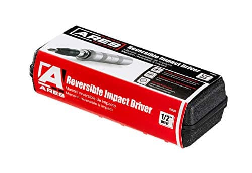 ARES 70606-1/2-Inch Manual Reversible Impact Driver - Flathead 5/16 & 3/8 and Phillips #2 & #3 Bits for Most Common Applications - Disengage Brake Caliper Screws, Rusted Fasteners or Frozen Bolts