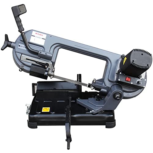 KAKA INDUSTRIAL Benchtop Metal Cutting Band Saw, 5.9"x5.5" Cutting Capacity BS-150,45-60MPM Variable Speed,0°-45° Adjustable Angle, Bench Band Saw for Metal, Steel, Aluminum – 2000W-110V