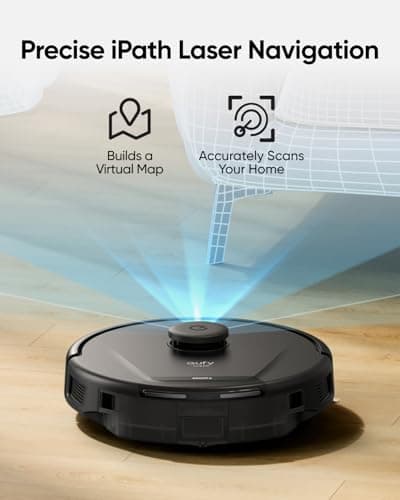 eufy Clean L50 SES with 60 Day Self-Empty Station, Multi-Floor Cleaning, Customizable Mapping,Up to 60 Days Hands-Free Cleaning