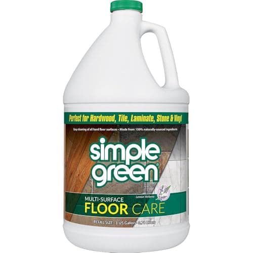 Simple Green Multi-Surface Floor Care - Cleans Hardwood, Vinyl, Laminate, Tile, Concrete and Other Wood - pH Neutral Floor Cleaner 1Gal