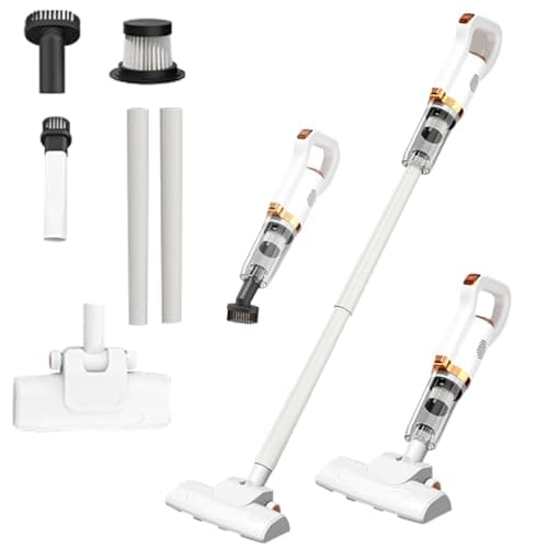 New Model Cordless Vacuum Cleaner, Powerful Stick Vacuum for Hardwood Floor, 35 Min Rechargeable Battery, 4 in 1 Lightweight Upright Vacuum for Pet Hair Carpet (1)