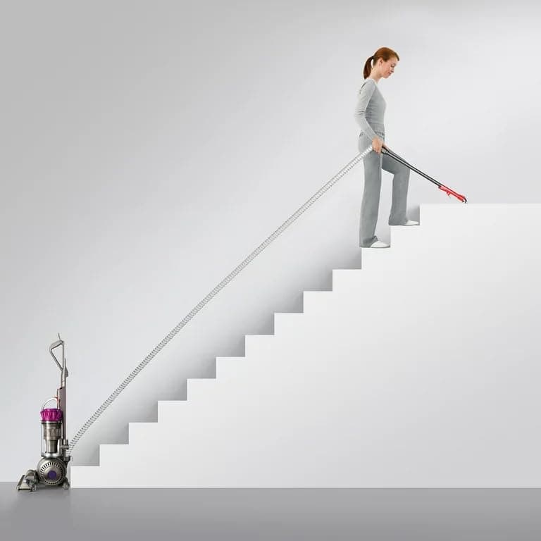 Dyson Ball MultiFloor Upright Vacuum: High Performance HEPA Filter, Bagless Height Adjustment,Strongest Suction,Telescopic Handle,Self Propelled Rotating Brushes, Fuchsia