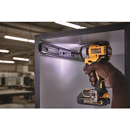 DEWALT ATOMIC 20V MAX* Impact Driver, Cordless, Compact Kit, 2 Batteries, 1/4-Inch (DCF809C2)