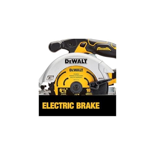 DEWALT 20V MAX* Circular Saw, 6-1/2-Inch, Cordless, Battery and Charger Included (DCS565P1)