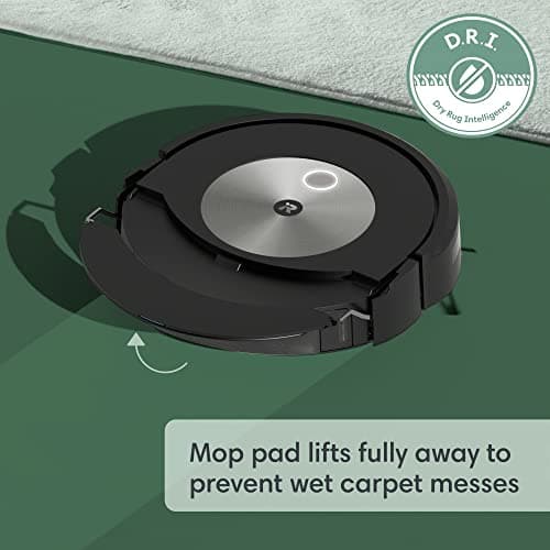 iRobot Roomba Combo j7+ Self-Emptying Robot Vacuum & Mop - Automatically Vacuums and Mops, Fully Retractable Mop pad, Identifies & Avoids Obstacles, Smart Mapping, Works with Alexa, Ideal for Pets