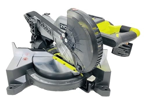 RYOBI 18-Volt ONE+ Cordless 7-1/4 in. Compound Miter Saw (Tool Only) with Blade (Renewed)