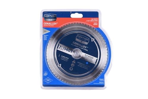 Century Drill & Tool 08240 Cenalloy 7-1/4", 120T Vinyl Siding Circular Saw Blade