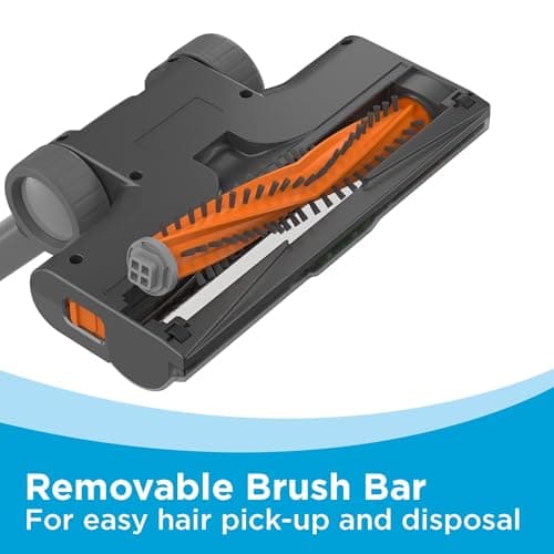 BLACK+DECKER POWERSERIES+ 20V MAX Cordless Stick Vacuum with LED Floor Lights, Lightweight, Removable Battery (BHFEA18D1)