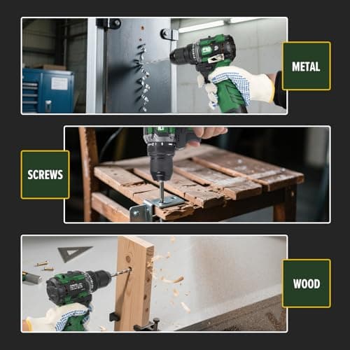 Prostormer Cordless Drill and Impact Driver Set, 17V Brushless Power Tool Kit Included 3/8” Drill & 1/4” Impact Driver with 2 Batteries, Charger, 23pcs Bits and Tool Case