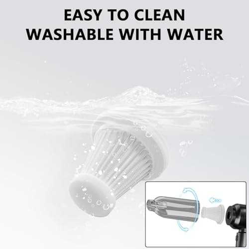 Handheld Vacuum,Car Vacuum Cleaner,4-in-1 20000PA High Power Portable Rechargeable Vacuum Cleaner with Brushless Motor, Small Handheld Vacuum & Air Blower & Pump-Black