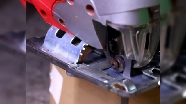 Corded Jigsaw, 800W Brushless Jig Saw Tool Electric Power Cutter with 6 Variable Speed, 0°-45° Bevel Cuts, 3 Position Orbital Action for Straight Curve Circle Cutting