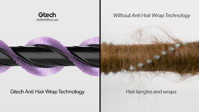 Gtech System Platinum Bundle Vacuum Cleaner Bundle - Includes The AirRam Platinum Upright and The Multi Platinum Handheld - Rechargeable 22V Lithium Ion Battery - Anti-Hair Wrap