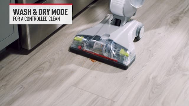 Hoover FloorMate Deluxe Hard Floor Cleaner Machine, Lightweight Cleaning Machine, Floor Scrubber with Spin Scrub Brushes, Wash and Dry Mode, Ideal for Hardwood, Vinyl, Tile, Laminate and More