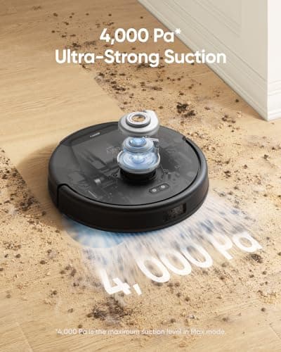eufy Clean L50 SES with 60 Day Self-Empty Station, Multi-Floor Cleaning, Customizable Mapping,Up to 60 Days Hands-Free Cleaning