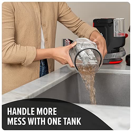 Dirt Devil Portable Spot Cleaner Machine for Carpet and Upholstery, Powerful Suction Spot Cleaning Machine with Versatile Tools, Pair with Dirt Devil Portable Spot Cleaner Solution