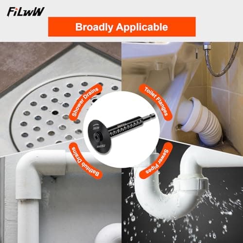 Inside Pipe Cutter,6 pcs Saw Tooth Blades with 3 Inch Scale 1/4" Hex Shank, Cutter Tool Set for PVC, Plastic, Board, Copper, Aluminum
