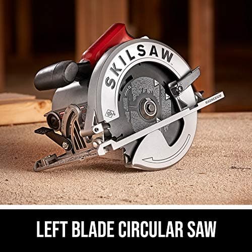 Skil 15 Amp 7-1/4 Inch Magnesium Left Blade Sidewinder Circular Saw Skilsaw - SPT67M8-01