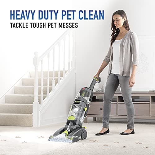 Hoover Pro Clean Pet Upright Carpet Cleaner Machine, Carpet Shampooer Machine for Home and Pets, Pair with a Hoover Portable Spot Cleaner Solution for a Bright, Refreshed Home