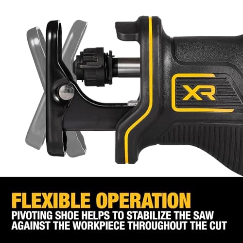 DEWALT 20V MAX* Reciprocating Saw, Cordless, 2-Finger Variable Trigger, Keyless Blade Clamp, Tool Only (DCS382B)