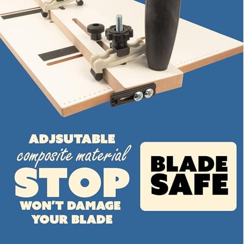Adjustable Taper/Straight Line Jig with Blade Safe Hold Downs, Great for Tapering Table & Chair Legs, Fast Tapered Cutting Taper Jig for Table Saw