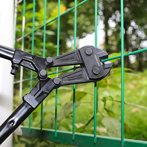 WORKPRO Bolt Cutter, 24-Inch, Chrome Vanadium Steel Blade for Cutting Pad Locks, Soft metal,Rivets and Chain, Bi-Material Handle with Soft Rubber Grip, W017015A