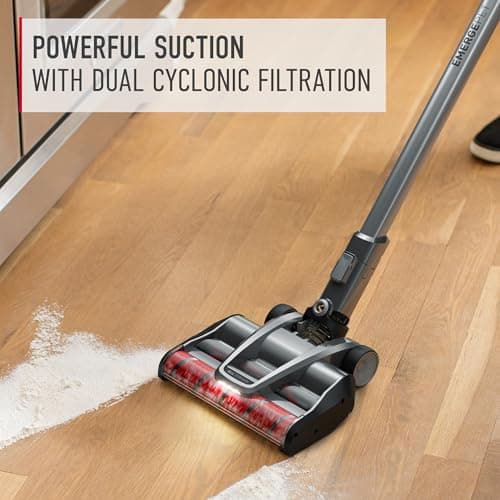 Hoover ONEPWR WindTunnel Emerge Pet+ Cordless Stick Vacuum Cleaner, Lightweight Stick Vac, Powerful and Quiet Cleaning, Self Standing, No Wall Mount Required, Cordless Vacuum Cleaners for Home Use
