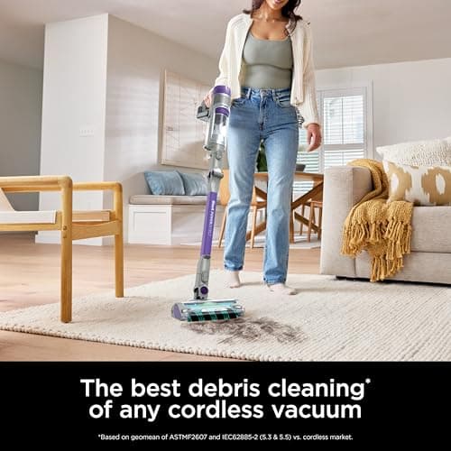 Shark PowerDetect Cordless Stick Vacuum, Powerful Suction, HEPA Filtration, 70-Minute Runtime, Carpet & Hard Floor, Portable, XL Dust Cup, Stick Vacuum for Pet Hair, Dark Gray, IP1251