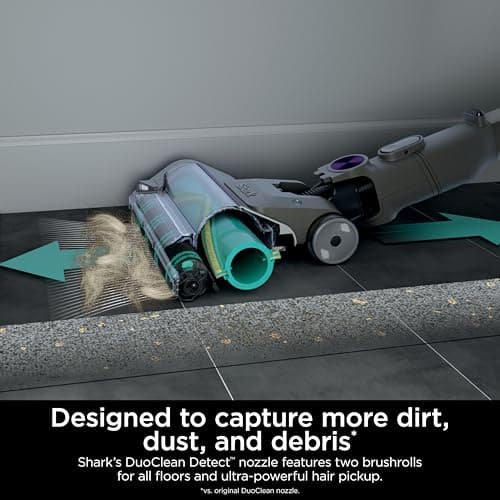 Shark PowerDetect Cordless Stick Vacuum, Powerful Suction, HEPA Filtration, 70-Minute Runtime, Carpet & Hard Floor, Portable, XL Dust Cup, Stick Vacuum for Pet Hair, Dark Gray, IP1251