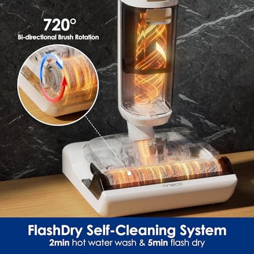 Tineco Floor ONE Stretch S6 Cordless Wet Dry Vacuum Cleaner&A20 Cordless Stick Vacuum Cleaner, Up to 40Min-Runtime 3 Modes for Multi-Level Messes