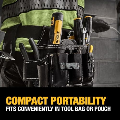 DEWALT Cordless Screwdriver USB Rechargeable with FLEXDRIVE Control and Screwdriver Bit Set, Electric Screwdriver Cordless with LED Light (DWHT66719)